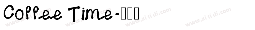 Coffee Time字体转换